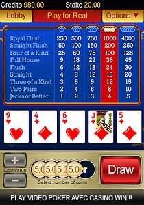 Play Mobile Video Poker Now ! Available on iPhone, Android and more than 1600 devices !